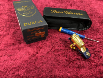 Durga 4 Gold Plate #8 Mouthpiece for Soprano Saxophone – Pristine Condition